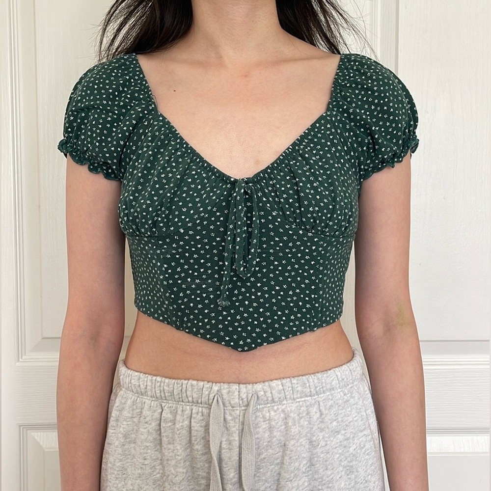 Pacsun L.A. Hearts Green Top
